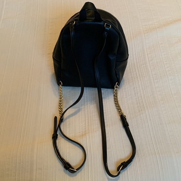 Victoria's Secret Quilted Black Backpack Purse - Picture 3 of 7